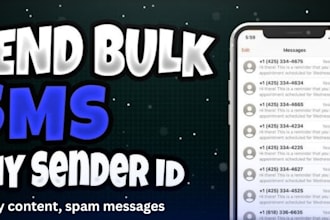 setup strong and stable sms sender route for bulk sms spam message sms marketing