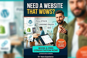 build website, landingpage, shopify, wordpress, web3, full stack web developer