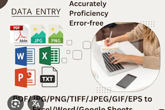 do accurate data entry