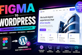 convert figma to wordpress, figma to elementor