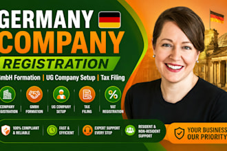 do germany company registration, gmbh formation, ug company setup, tax filing