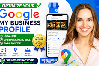 optimize google my business profile for local seo gmb maps ranking reinstate gmb