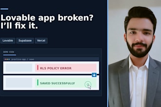 fix lovable app bugs, supabase errors and deployment issues