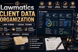 sync and organize lawmatics client data for law firms and legal teams