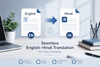 write and translate english to hindi and hindi to english