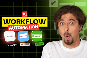 build ai workflow automation for shopify, hubspot, and airtable