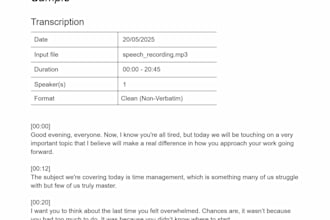transcribe your video and audio files with high attention to detail and accuracy