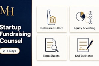 set up your investor grade delaware c corp and full fundraising legal package