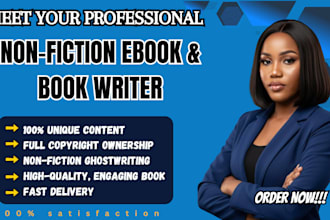 ghost write your non fiction ebook as ghost book writer, ghost ebook writer