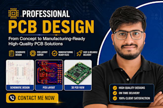 pcb design, pcb layout and schematic design in altium designer and kicad