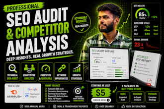 do a complete SEO audit with competitor analysis