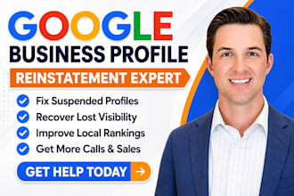 setup google my business profile fix suspended gmb reinstate profile suspension