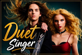 produce country pop music, rock song and be your duet singer