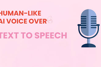create human like ai voice over text to speech