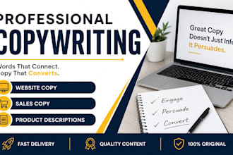 write persuasive copy that converts visitors into customers