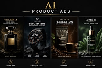 create ai product ads for social media