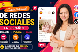 gestionaré tus redes sociales y crearé contenido professional