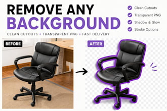 remove backgrounds and add optional professional effects