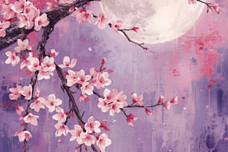 create japanese inspired digital wall art