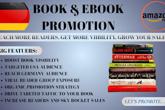 germany ebook promotion, amazon KDP marketing, kindle book