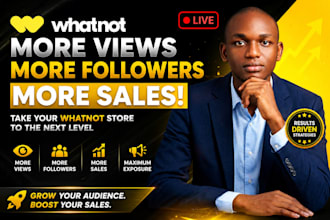 promote your whatnot store and stream to boost views, followers, and sale