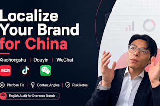 localize your brand for xiaohongshu douyin and wechat in china