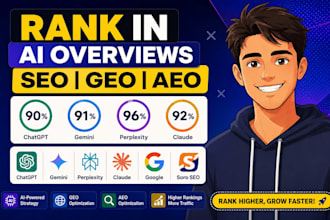 ai SEO GEO soro and aeo optimization to rank on google and ai search engines