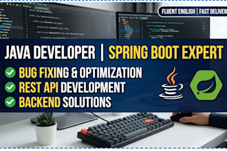 fix bugs and develop java spring boot rest API