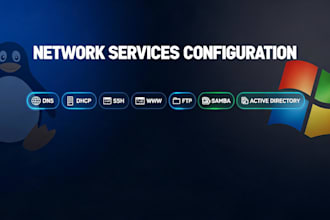 help with configuration network services like dns or dhcp