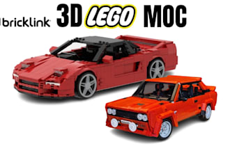 create 3d lego model, 3d lego minifigure, lego technic cars, house, ships, truck