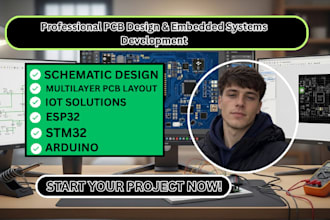 design and build a complete electronics prototype on esp32