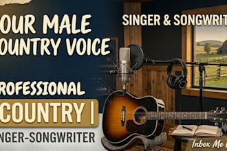 be your male country singer and country songwriter