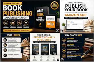 help you publish your book on amazon KDP
