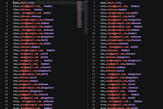 clean, organize and format your CSV data accurately