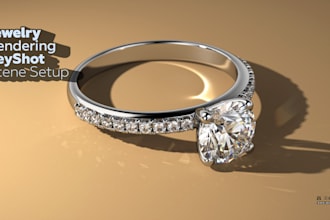 design custom jewelry, 3d models and photorealistic renders for your brand