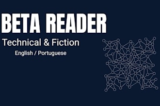 be your honest technical and general beta reader