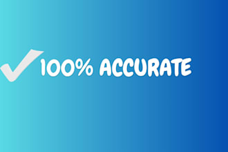 do PDF to excel, word to excel, google sheets data entry