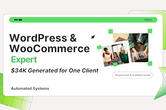 build a custom wordpress website and automation system