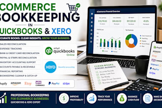 manage ecommerce bookkeeping in quickbooks and xero