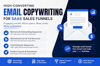 write high converting email copywriting for saas sales funnels