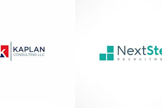 design a modern wordmark, custom font business logo