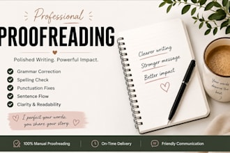 proofread and correct grammar in your story or article