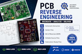 reverse engineer your pcb and deliver fabrication files