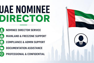 provide uae nominee director for mainland and freezone companies
