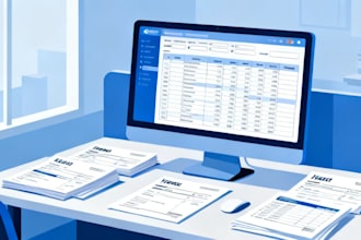do fast accurate data entry, excel, PDF to spreadsheet