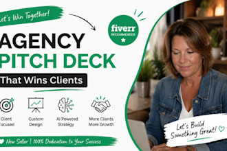 agency pitch deck marketing presentation branding slides client acquisition ai p