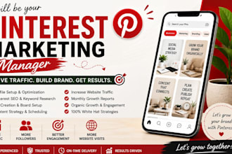 be your pinterest marketing manager and SEO specialist