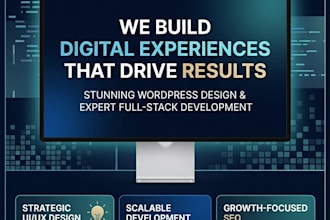 do modern UI UX web design and full stack development