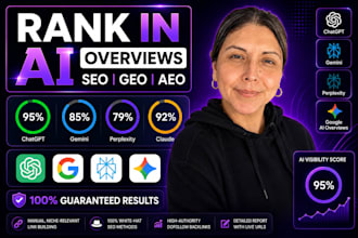 do complete monthly website off page GEO, aeo, chatgpt gemini claude GEO aeo SEO