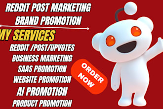 reddit seo post and brand mention for ecommerce website ai app saas product
